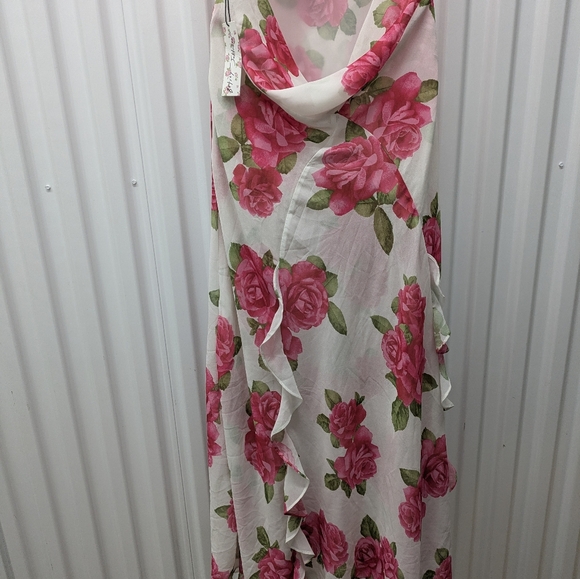 Forever 21 Pink and White Floral Maxi Dress - Picture 7 of 12